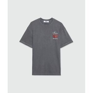 MSGM Gray Cotton Men's T-Shirt